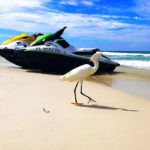 jet skis and stork on Panama City Beach