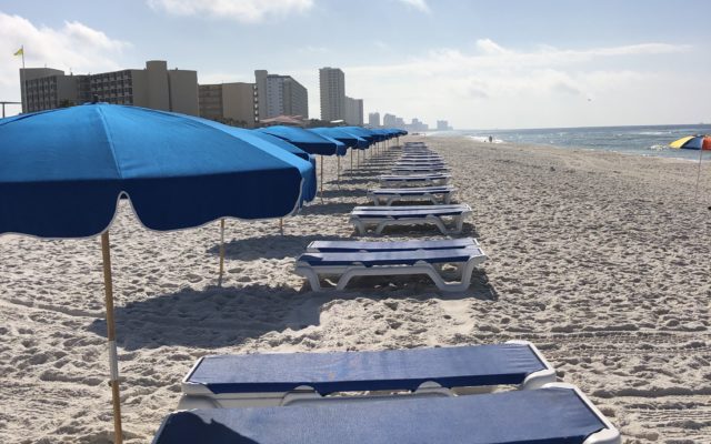 Beach chairs Boardwalk Beach Resort
